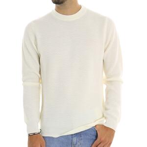 MAGLIA PUNTO RISO PANNA